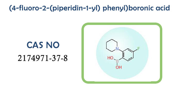 (4-fluoro-2-(piperidin-1-yl)-phenyl)boronic-acid